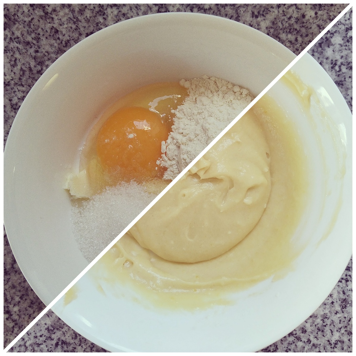 Смешиваем мягкое масло с яйцом, сахаром, солью и мукой