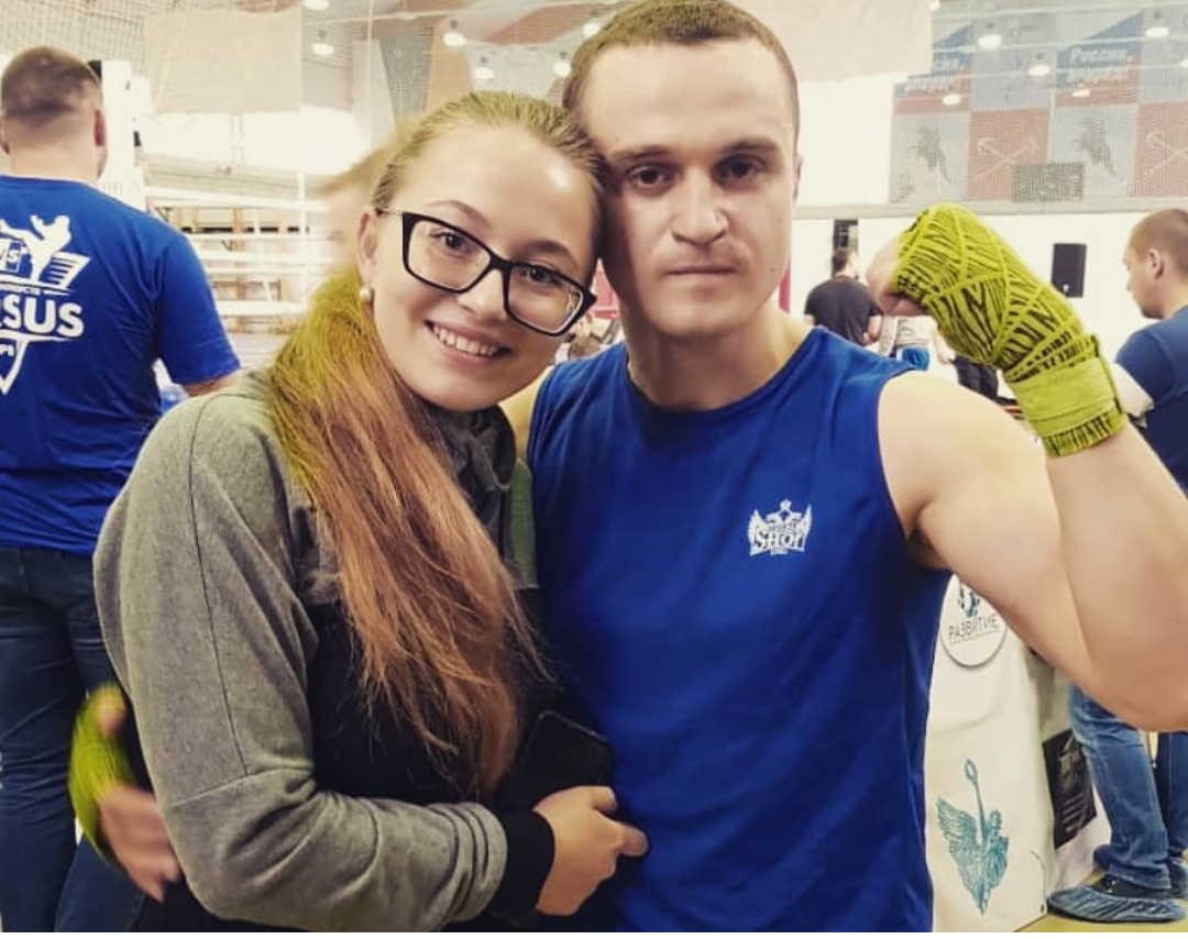 С женой, фото из личного архива