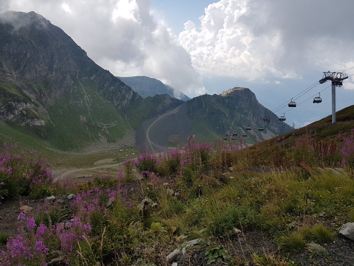 Канатная дорога в Сочи. Красная Поляна