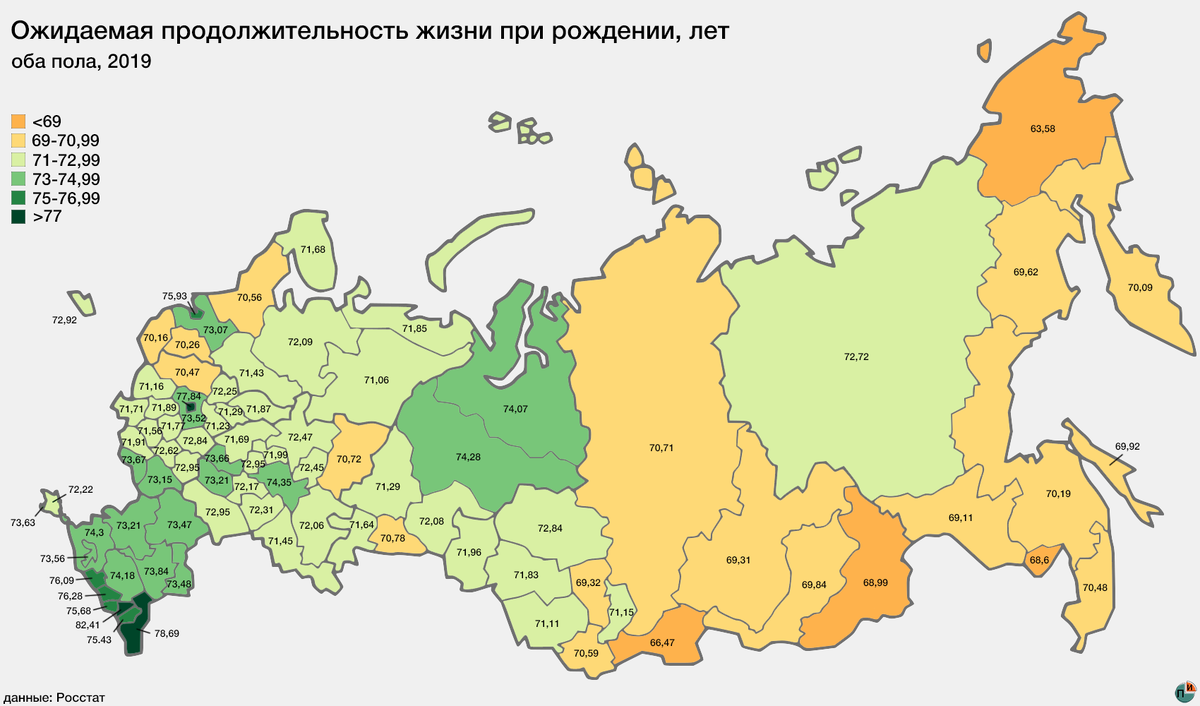 Какой субъект рф является самым маленьким. Ожидаемая Продолжительность жизни в России по регионам. Ожидаемая Продолжительность жизни по субъектам РФ. Карта ожидаемой продолжительности жизни России. Продолжительность жизни по субъектам РФ 2020.