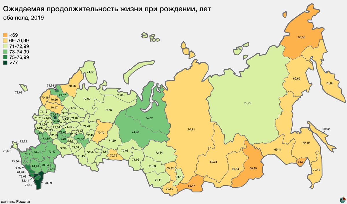 Ожидаемая Продолжительность жизни в России по регионам. Ожидаемая Продолжительность жизни по субъектам РФ. Карта ожидаемой продолжительности жизни России. Продолжительность жизни по субъектам РФ 2020.