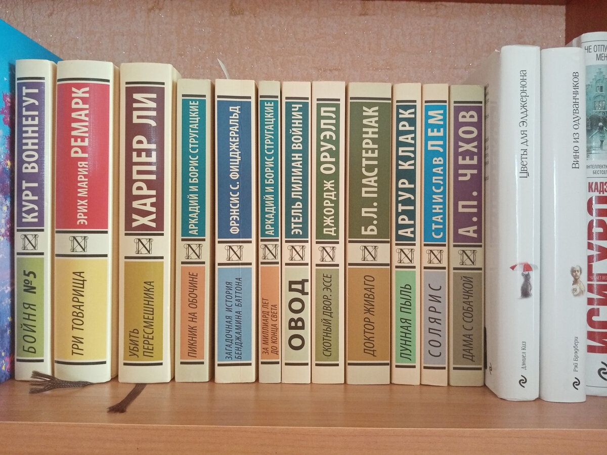 Моя маленькая книжная полочка))