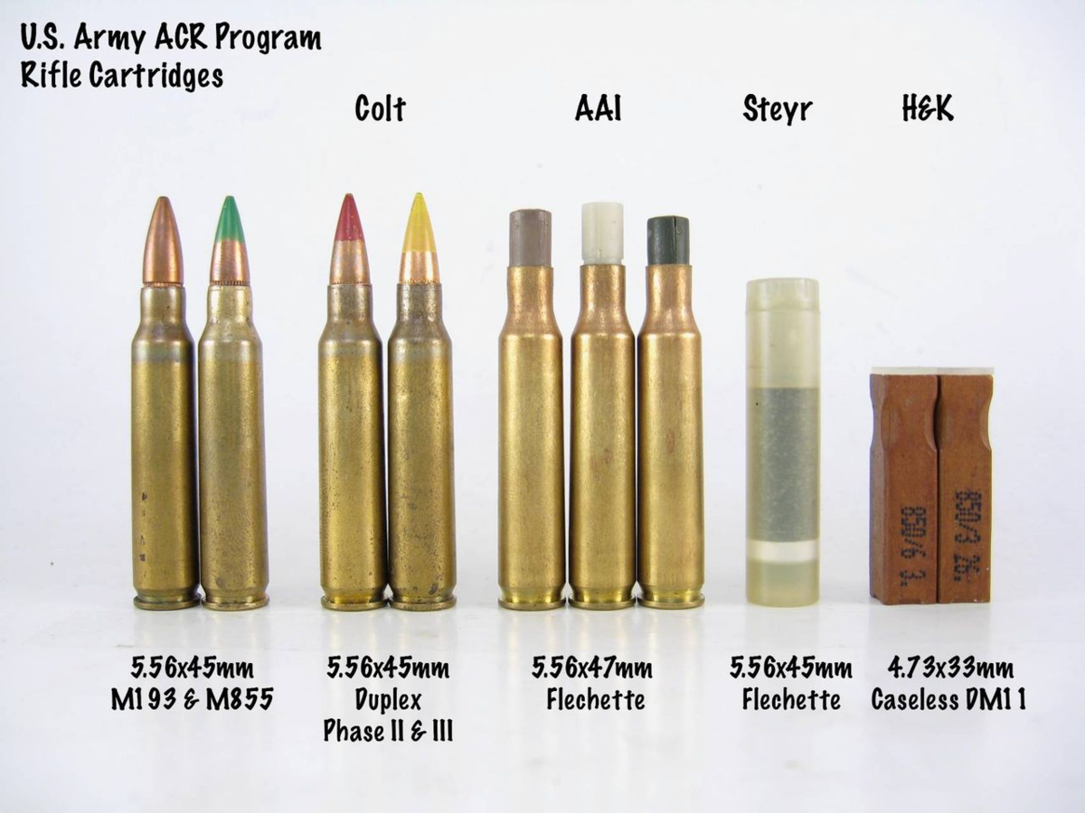 В конце 1980-х годов в США была проведена НИОКР ACR (Advanced Combat Rifle - улучшенная боевая винтовка), которая преследовала цель изучения возможности повышения боевой эффективности штурмовых...-2