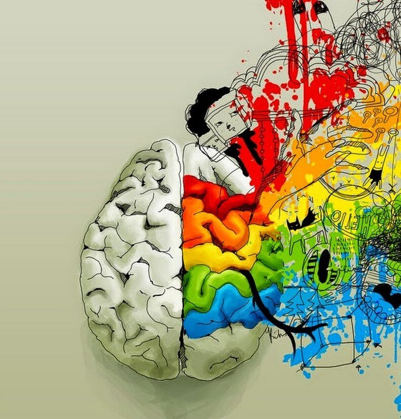  Эта активность спадает точно в момент озарения.