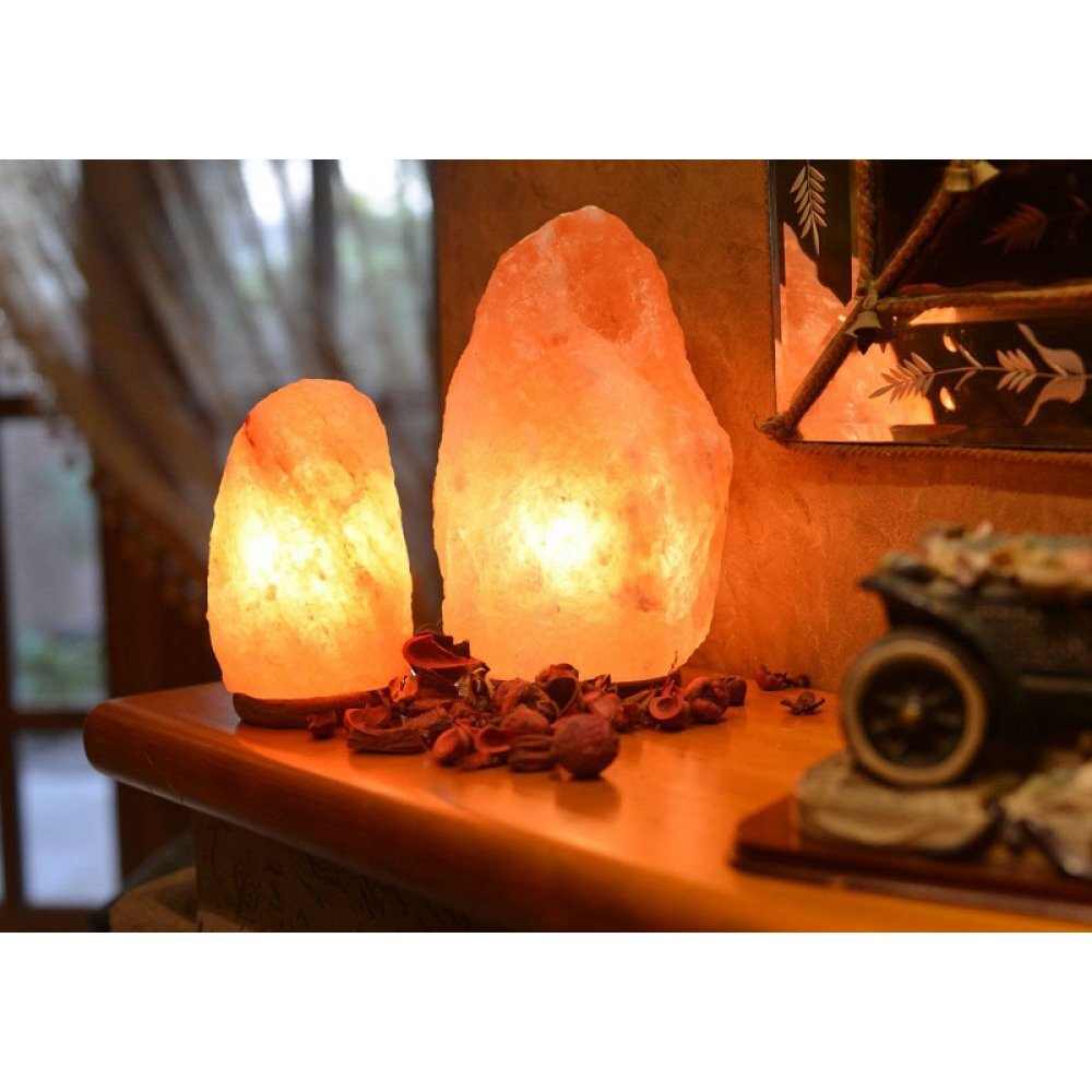 Солевая лампа в интерьере