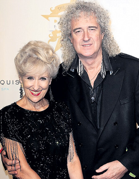 Анита Добсон и Брайан Мэй