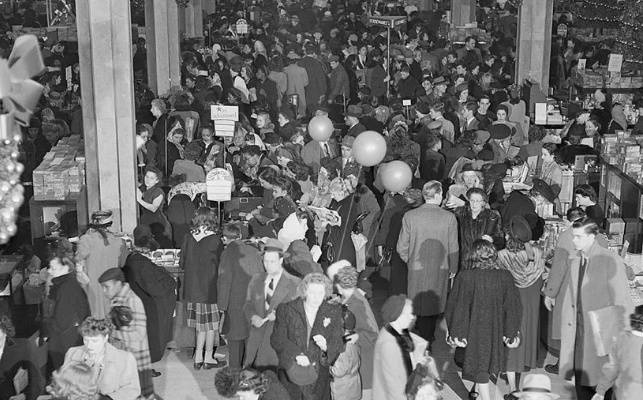 одна из первых черных пятниц