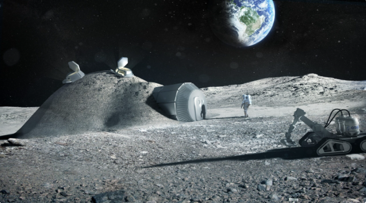 База на Луне в представлении художника / ©ESA