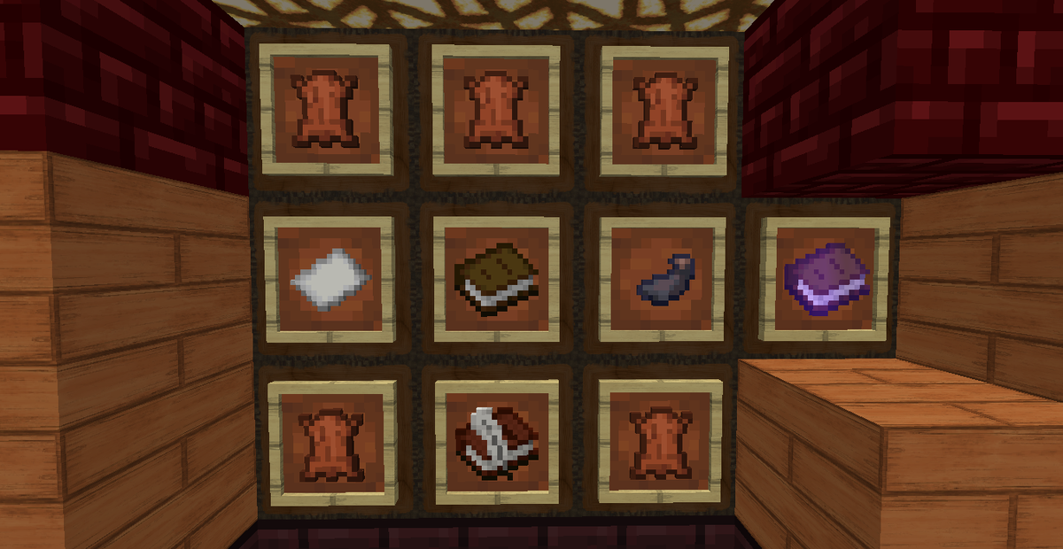 В центре Книга Знаний (лут из Шарлотты).