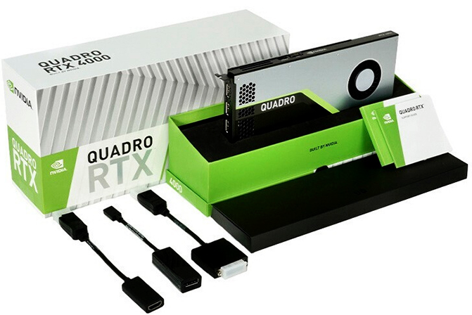  NVIDIA Quadro RTX 4000 комплектация