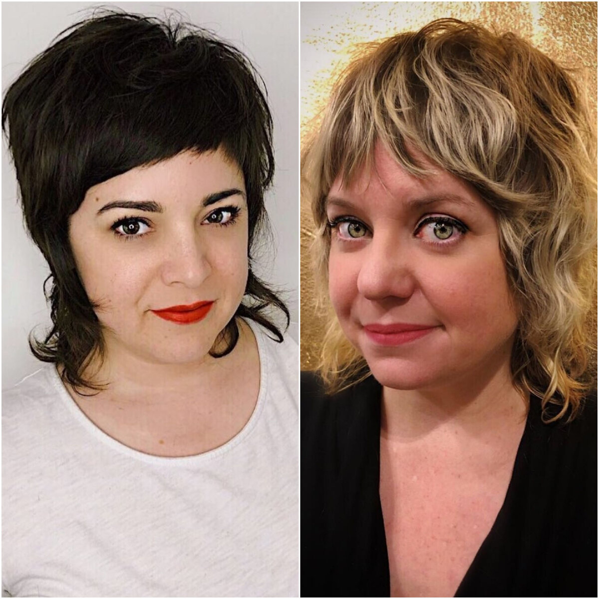 Варианты "Маллета". Все примеры стрижек взяты из интернета.