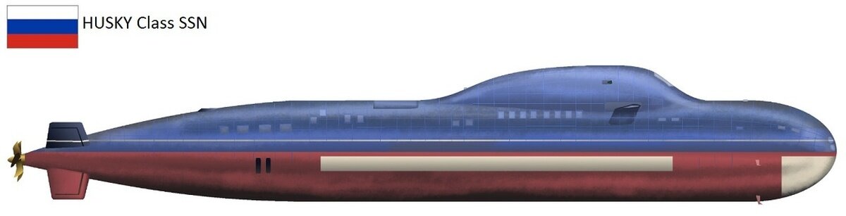 Ещё одно гуляющее по сети изображение на тему атомной лодки "Хаски"
