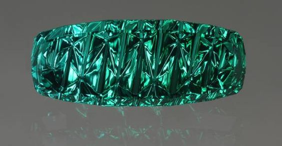 Огранка StarBrite 3,87 карата. Афганский зеленый турмалин. Источник изображения: johndyergems.com