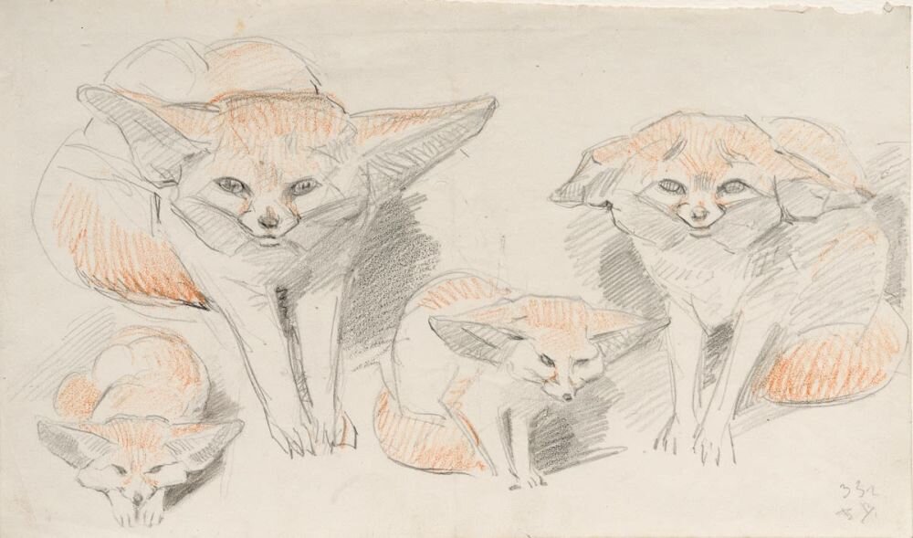 Василий Ватагин «Феники», 1933 © Пресс-служба Аукционного дома клуба коллекционеров графики