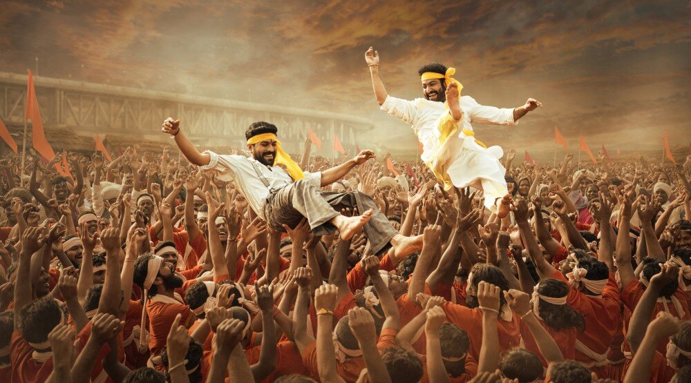     Кадр из фильма «RRR: Рядом ревет революция» (2022)