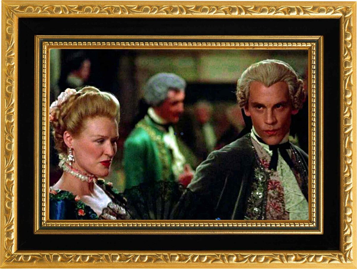 Текст иллюстирован кадрами из фильма «Опасные связи» 1988 г. США, Великобритания.