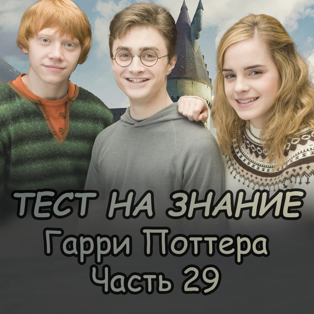 Тест на знание Гарри Поттера. Часть 29 | Квизимания | Дзен