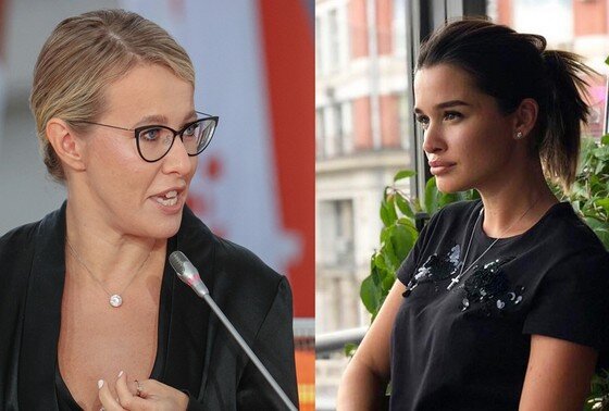    Ксения Собчак и Ксения Бородина