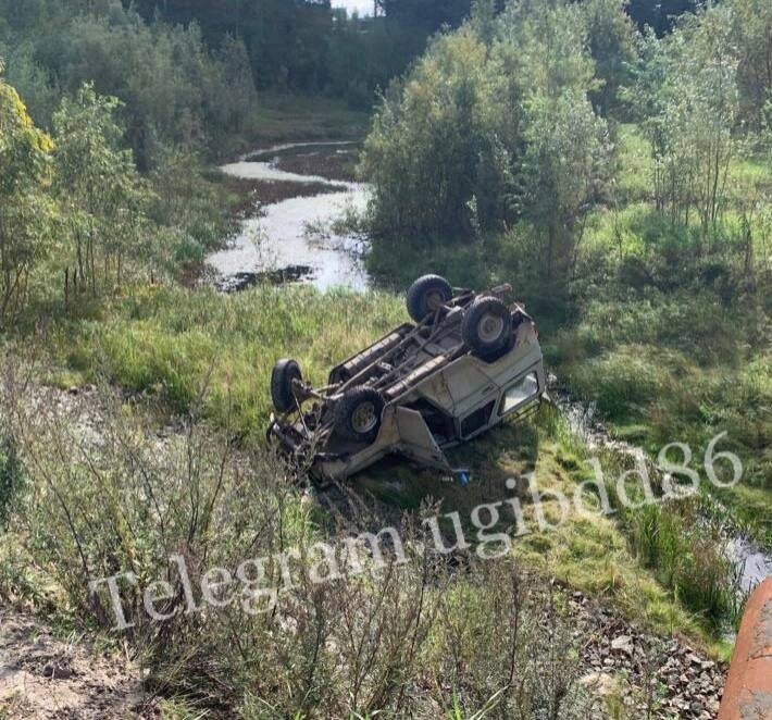    В окружной столице нетрезвый водитель вылетел на автомобиле в кювет