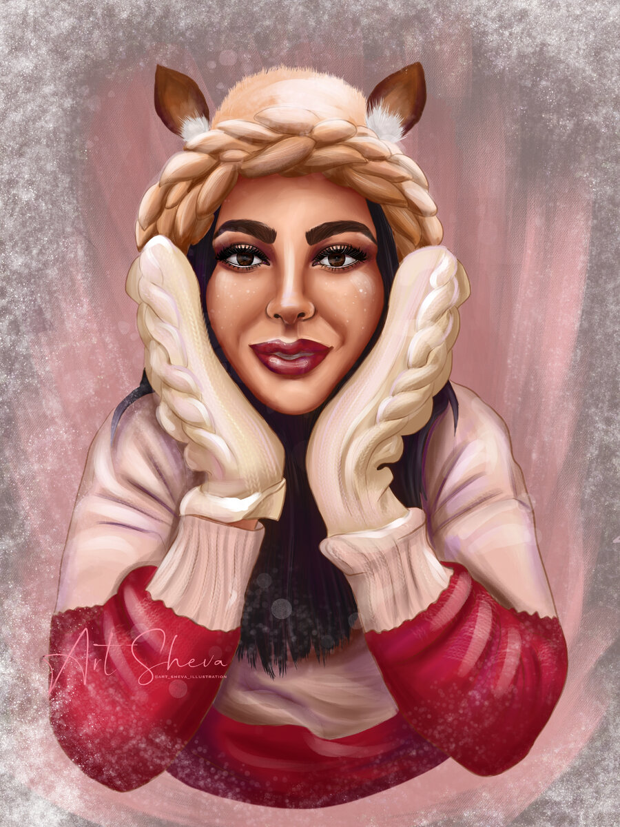 первый арт для блоггера