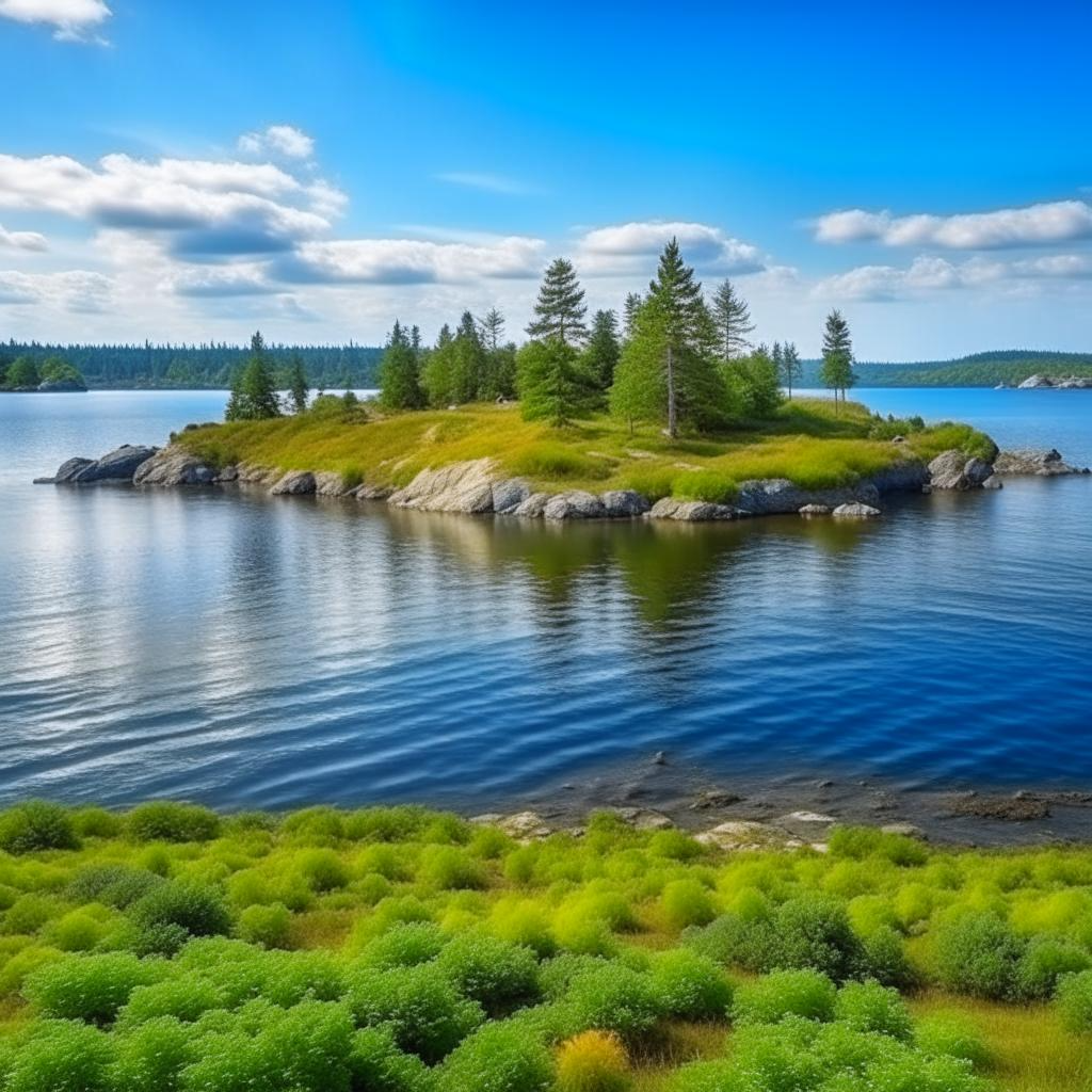 Остров Кухка, Карелия
