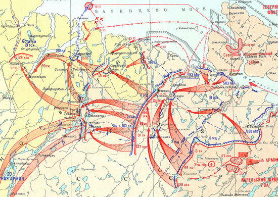 Боевые действия в Заполярье, 7 – 29 октября 1944 г. 