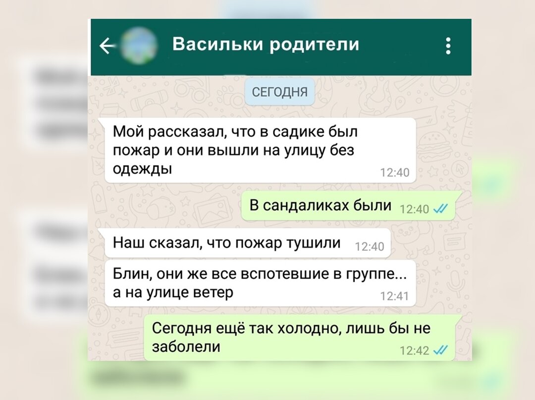 Родительский чат картинки детский сад