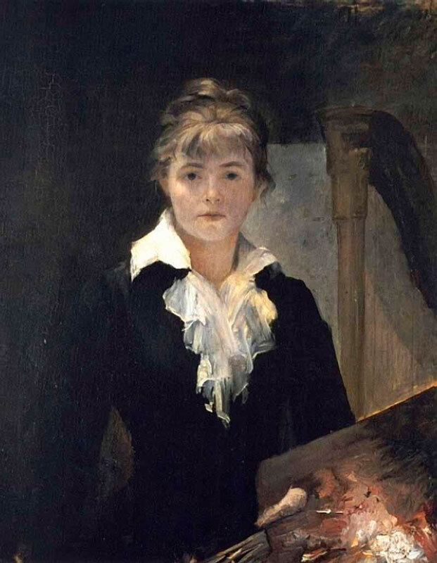 Автопортрет с палитрой, 1880 