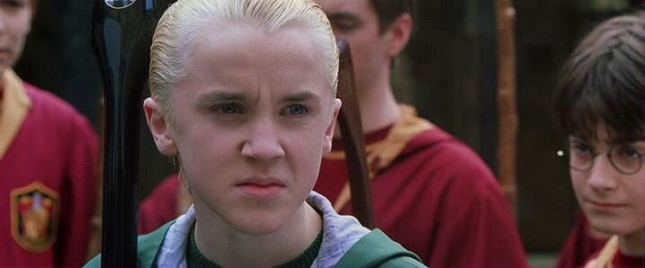 Драко Малфой. Кадр из фильма.