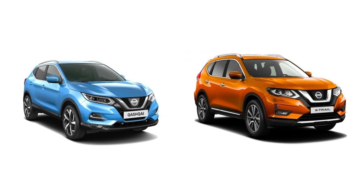 Сравнение ниссан х трейл. Nissan Qashqai, Nissan x-Trail. Nissan x-Trail 2017. Ниссан Кашкай и Ниссан х-Трейл. Nissan x-Trail 2019.