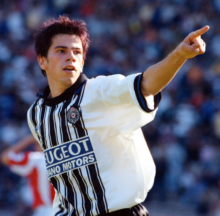 Матея в составе Партизана