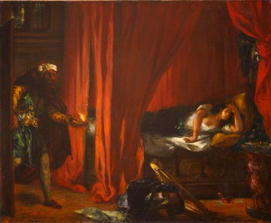 Эжен Делакруа. Отелло и Дездемона, 1847-49