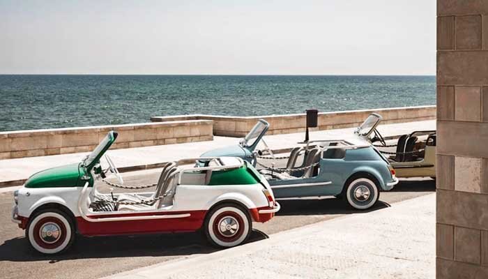 Fiat 500 Jolly в 3х расцветках от Hertz Italy