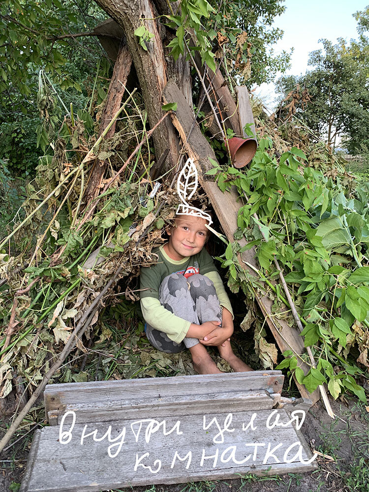 Детский домик на даче своими руками и идеи (60 фото)