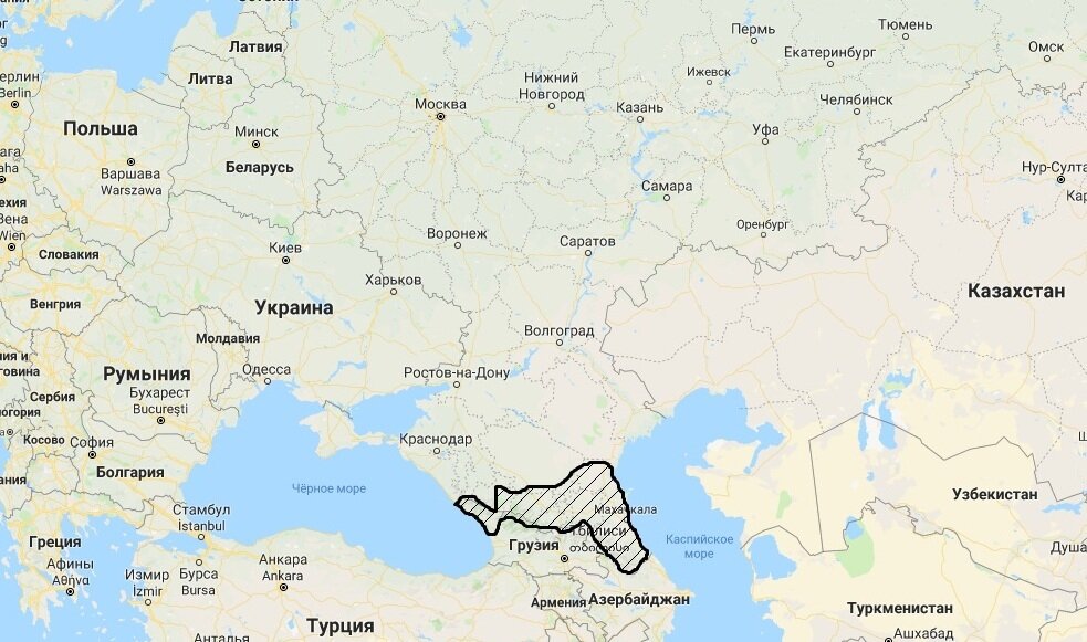 Горская республика карта - 94 фото