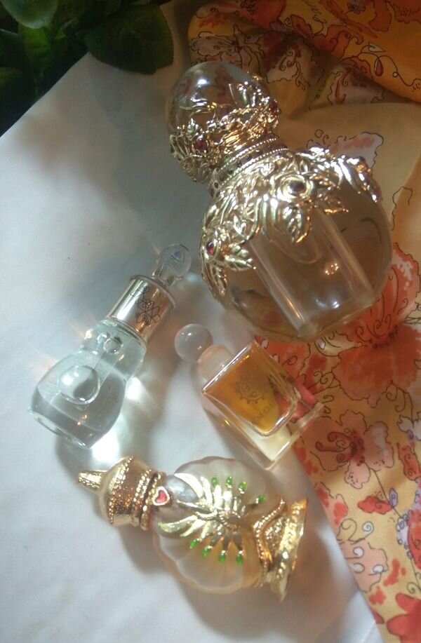 Ajmal Tender musc, SJA Wurood, Amouage attar Mawaddah