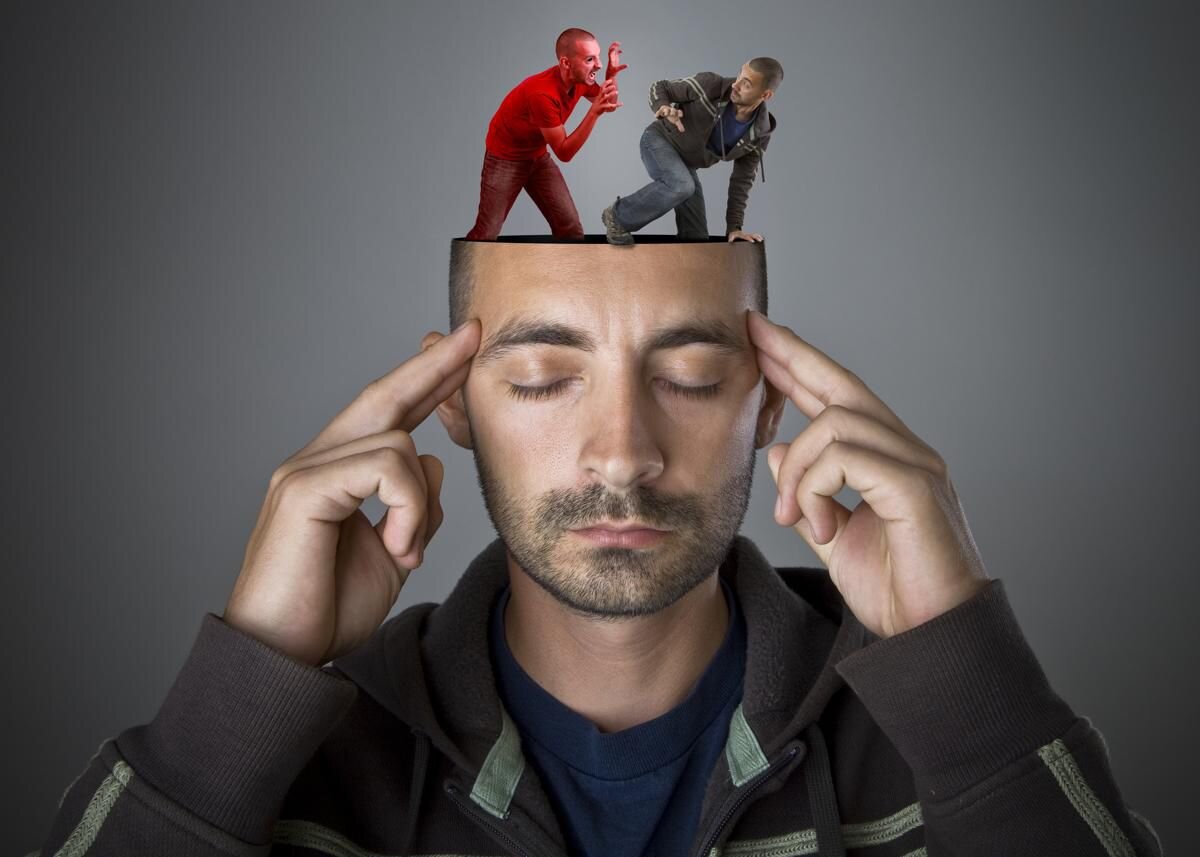 Внутренний диалог. Картинка из Яндекса