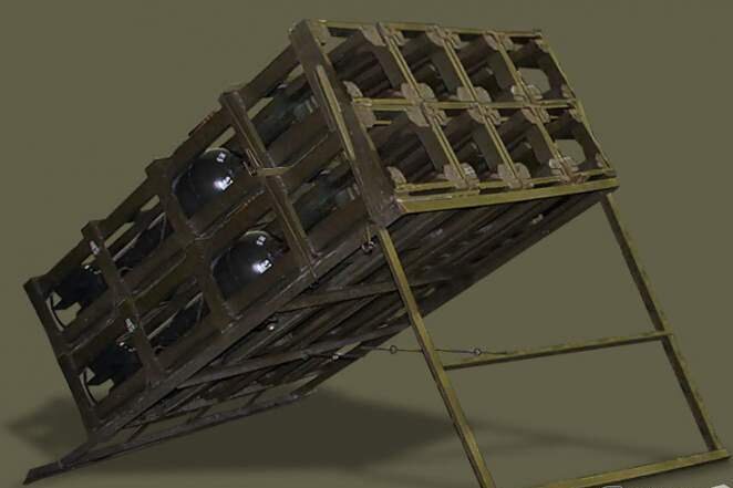 Вот так выглядели те самые "ящики" со снарядами внутри