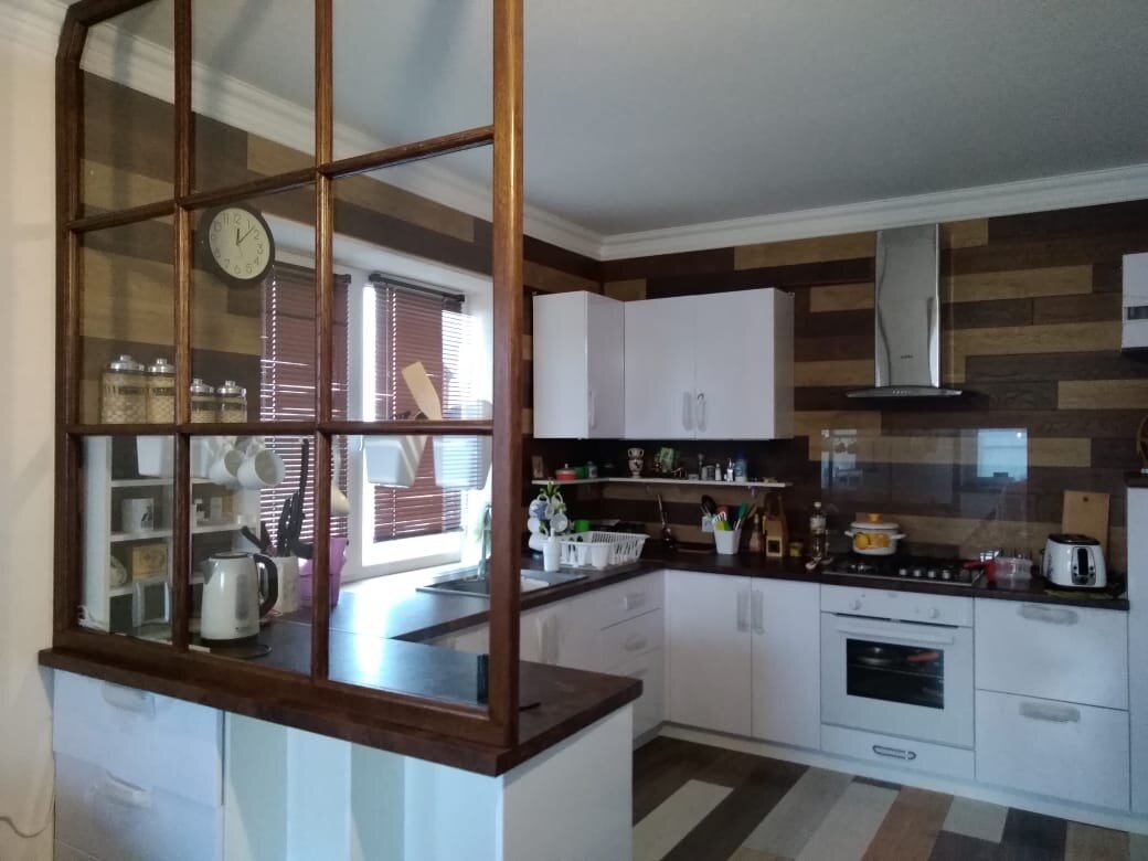 Для отделки использовался ламинат  quick step impressive.