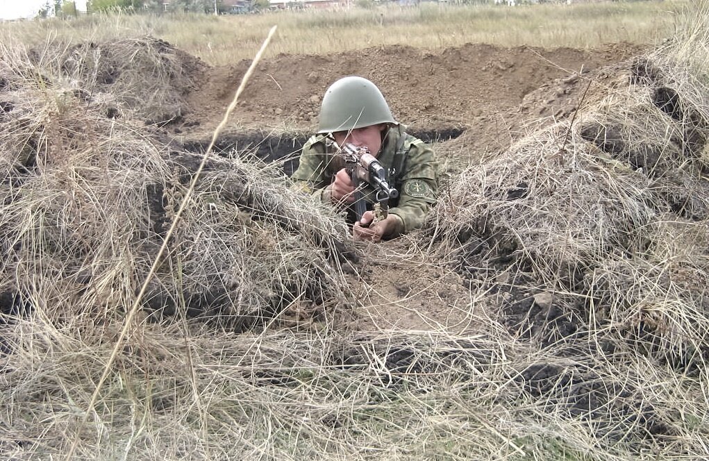 Военные окопы фото