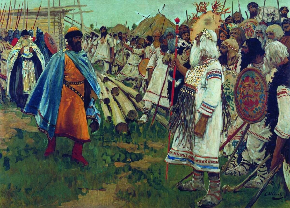 С.Иванов "Христиане и язычники", 1909 г