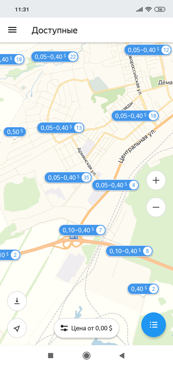 Карта вашего города