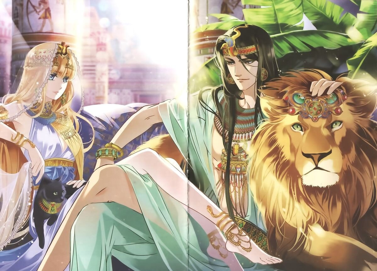 
Маньхуа "Песнь песка и моря: наложница фараона "