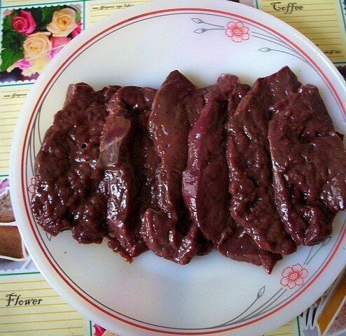 Приготовление печеночных отбивных