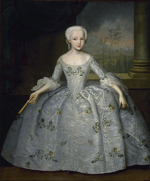 "Портрет Сарры Элеоноры Фермор", Иван Вишняков, 1749-1750. (с) Из коллекции Государственного Русского музея