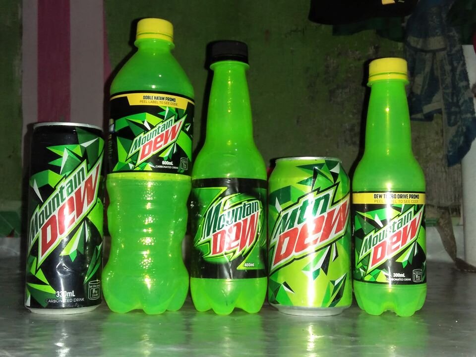 виды Mountain Dew на Филиппинах. Фото из открытых источников