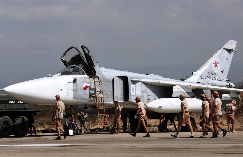 Су-24 в Сирии.