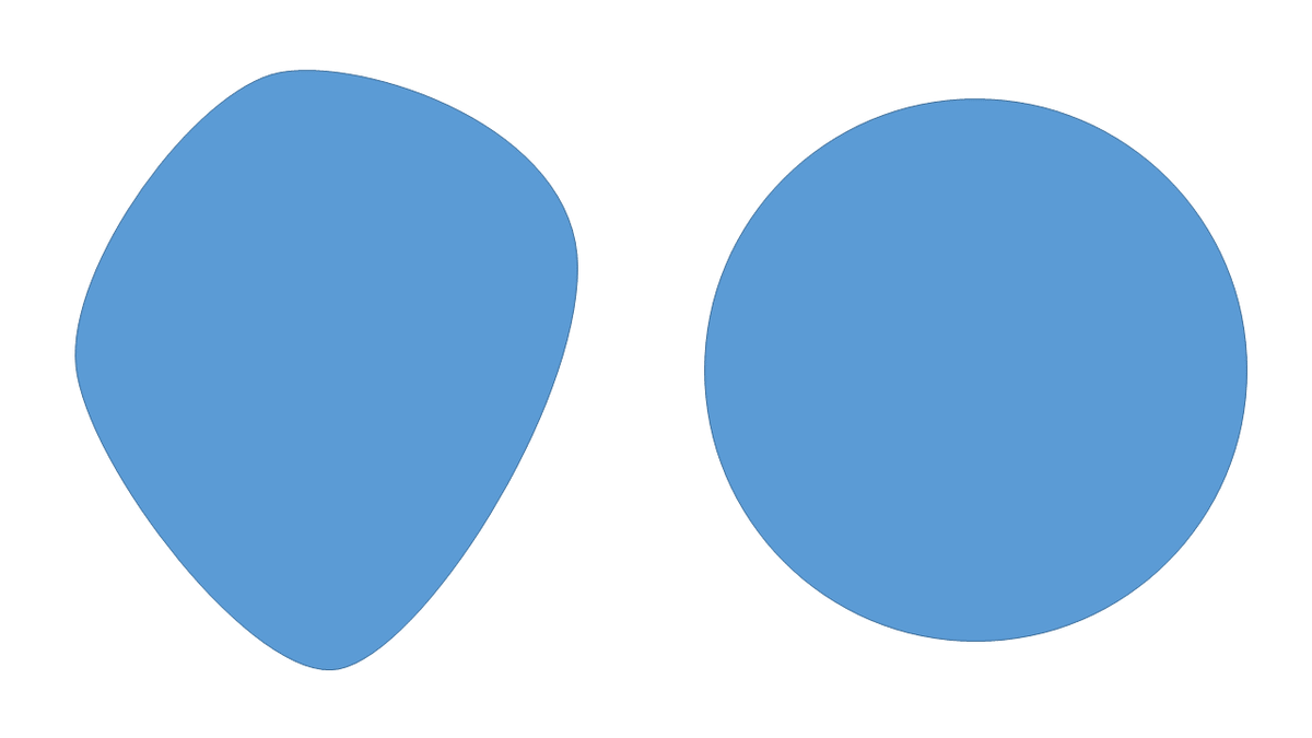 Изменение формы круга 