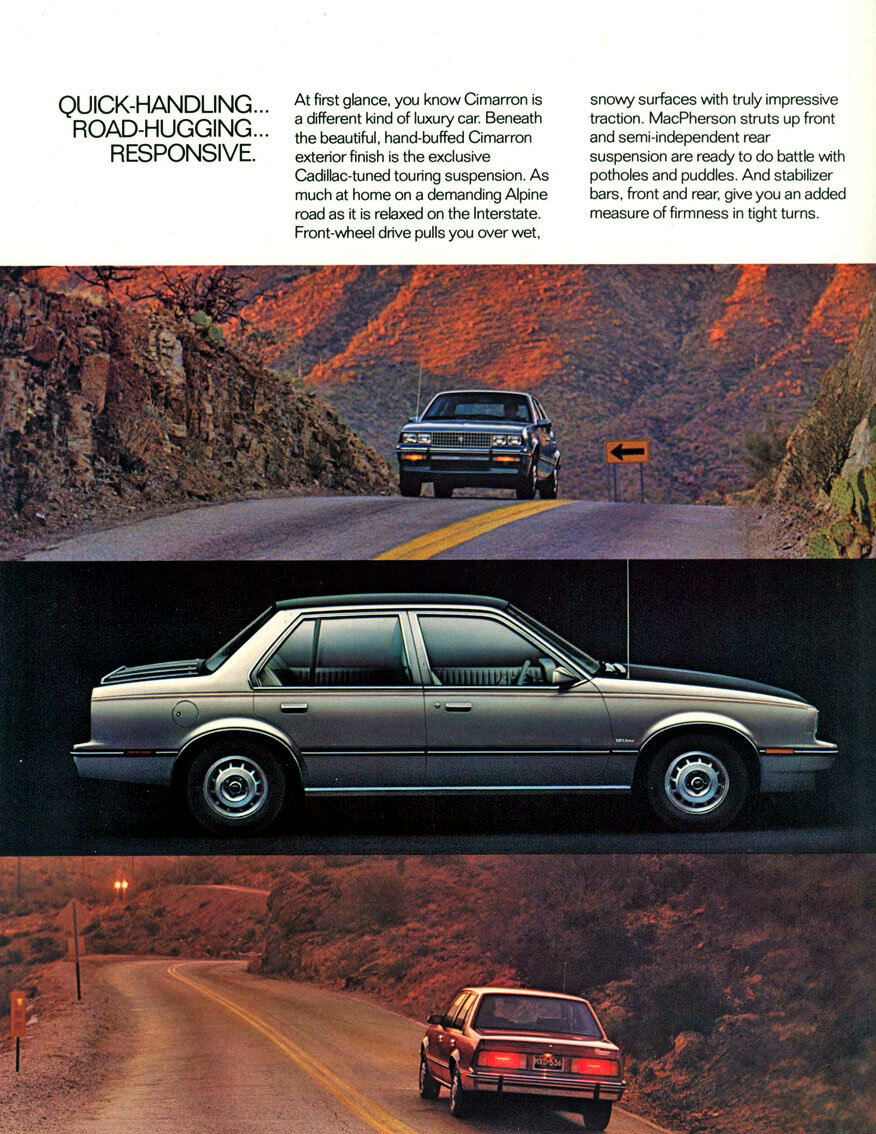 Cadillac-Cimarron 1982 года.