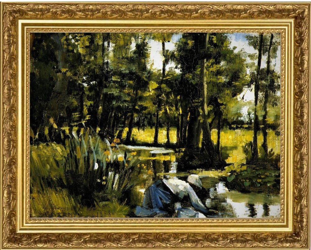 «Пейзаж. Живерни», 1888